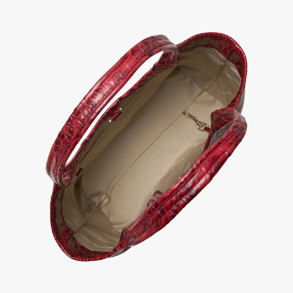 Brahmin Alden Road Collection Melora Tote, Scarlet
