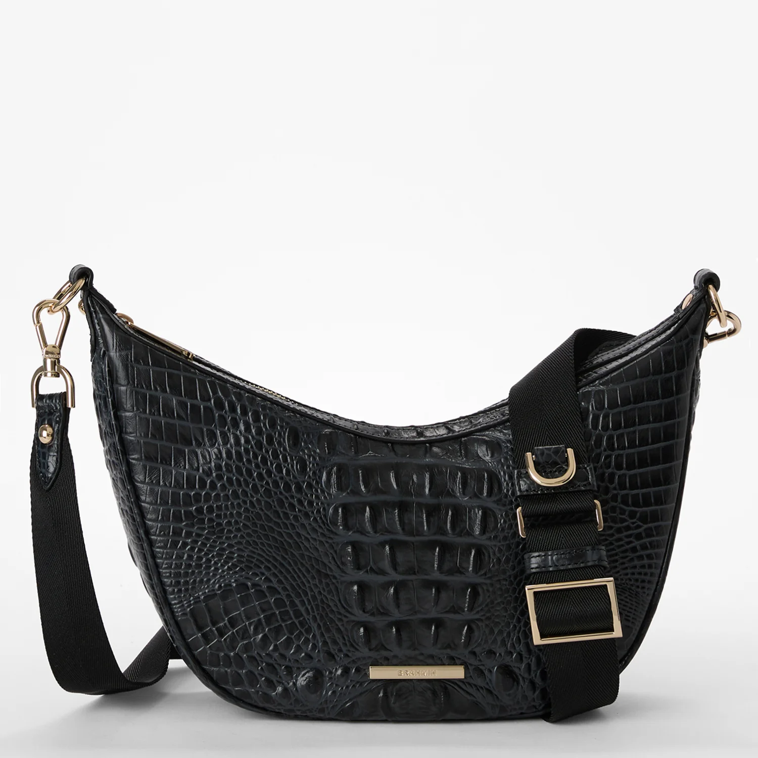 Brahmin Alden Road Collection Percy Crossbody, Black