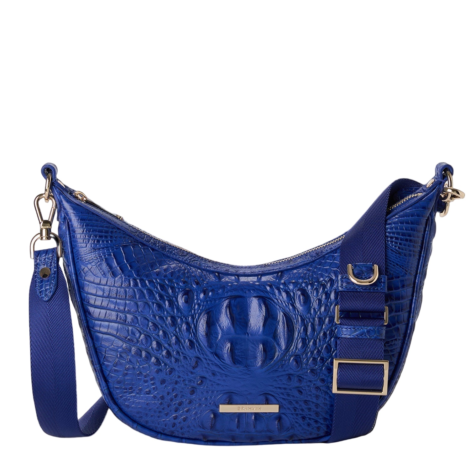 Brahmin Alden Road Collection Percy Crossbody, Blue Alden Road