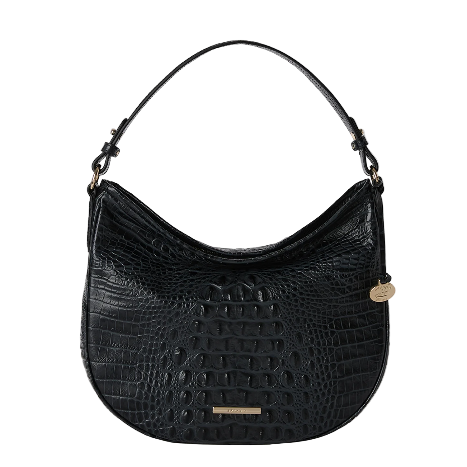 Brahmin Alden Road Collection Small Kathleen Shoulder Bag, Black Alden Road