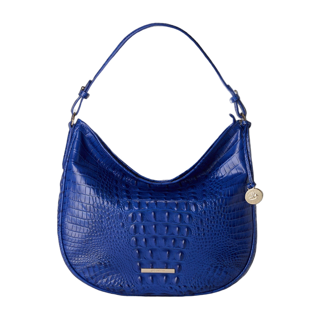 Brahmin Alden Road Collection Small Kathleen Shoulder Bag, Blue Alden Road