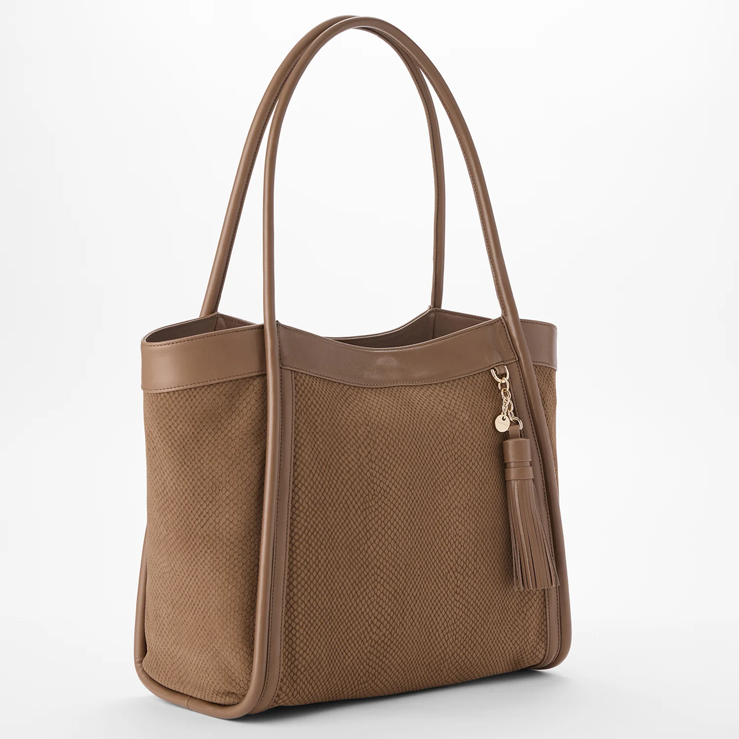 Brahmin Belcanto Collection Bailee Tote Bag, Taupe