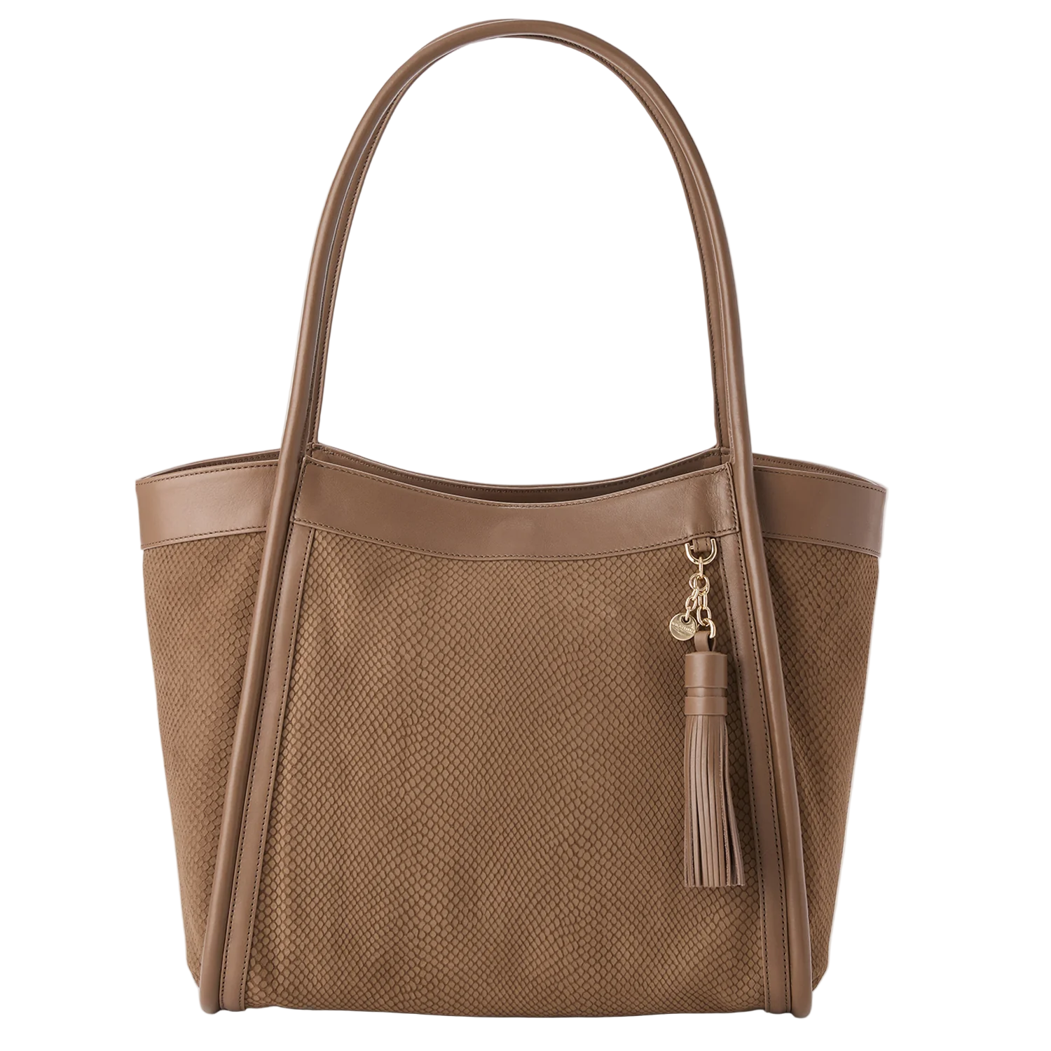 Brahmin Belcanto Collection Bailee Tote Bag, Taupe