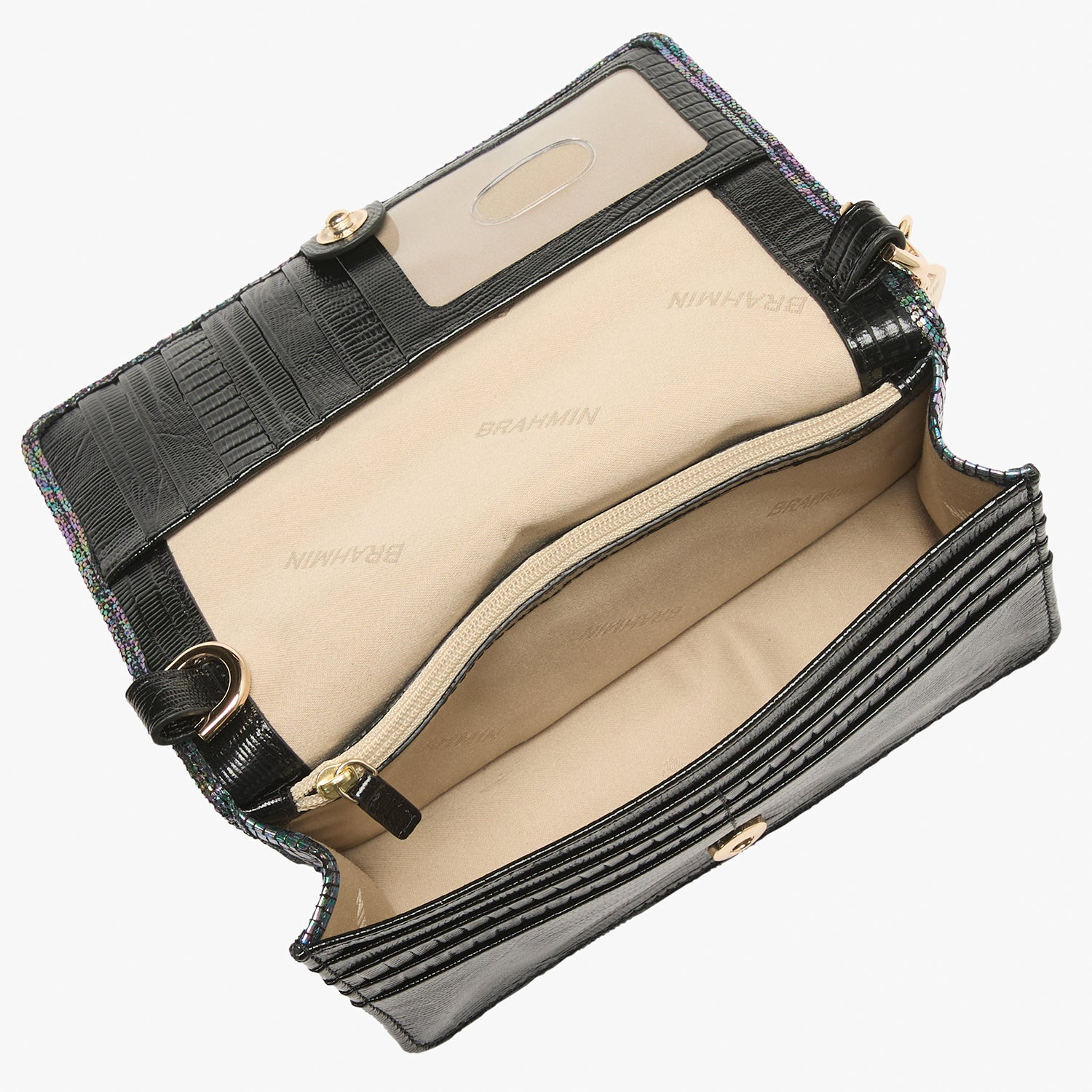 Brahmin Exotic Collection Minuette Crossbody, Multi Symphonic