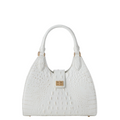 Brahmin Melbourne Collection Adrian Shoulder Bag, Sea Salt White