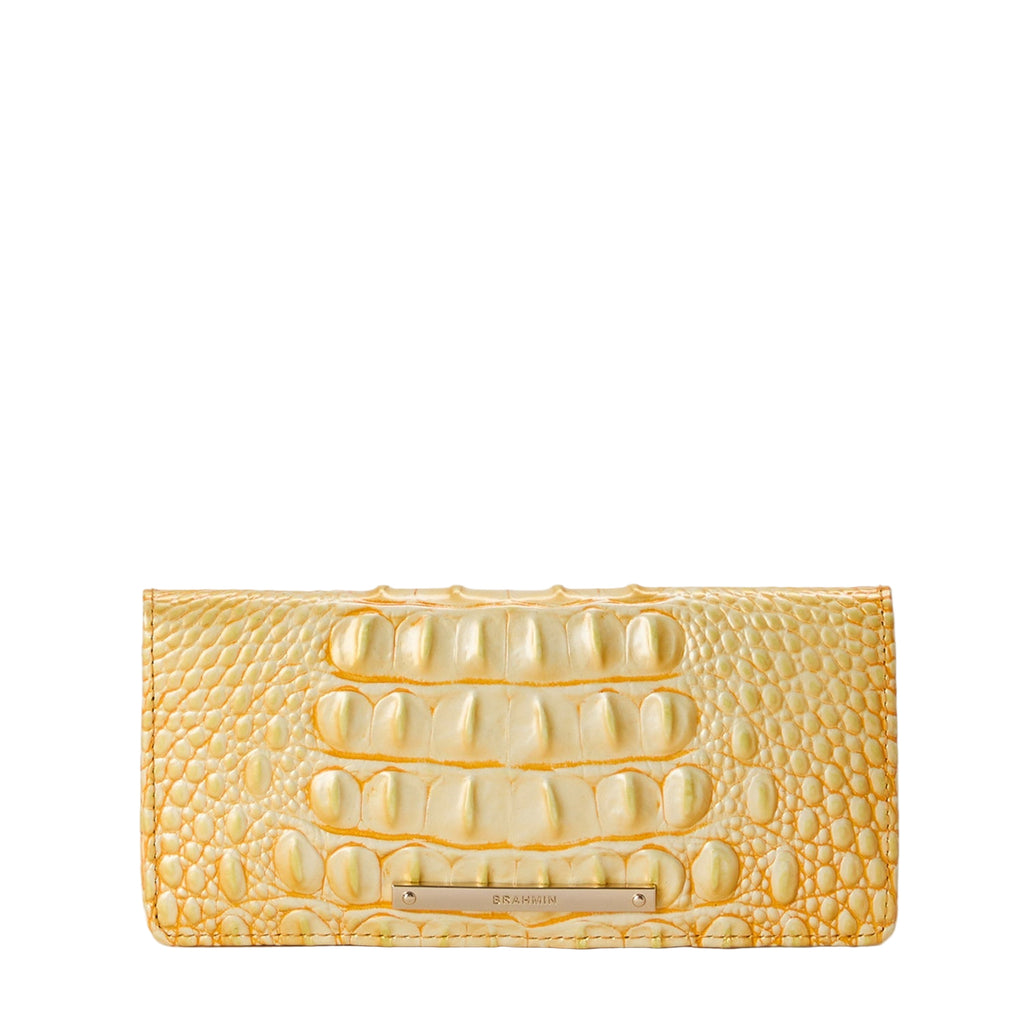 Brahmin Melbourne Collection Ady Wallet, Lemon Drop
