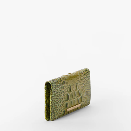 Brahmin Melbourne Collection Ady Wallet, Olive Ombre