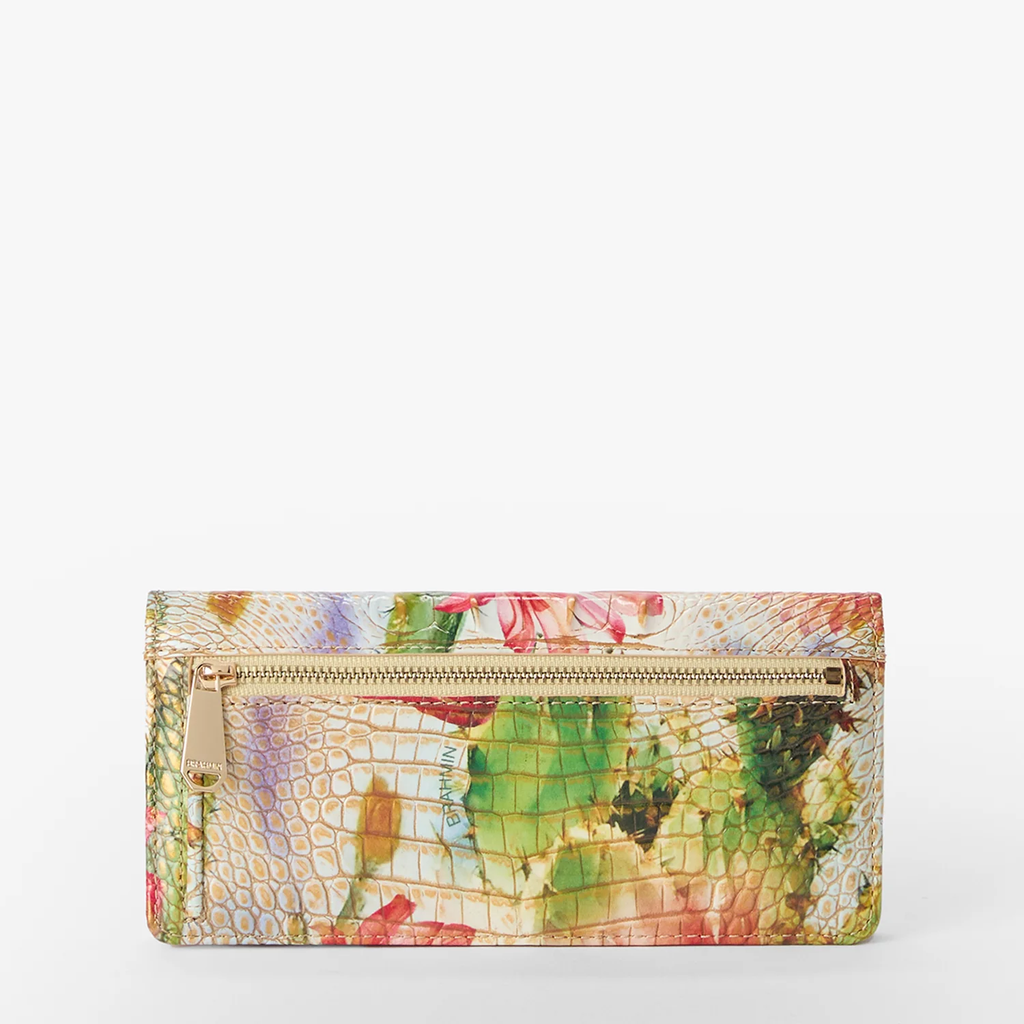 Brahmin Melbourne Collection Ady Wallet, Succulent Bloom