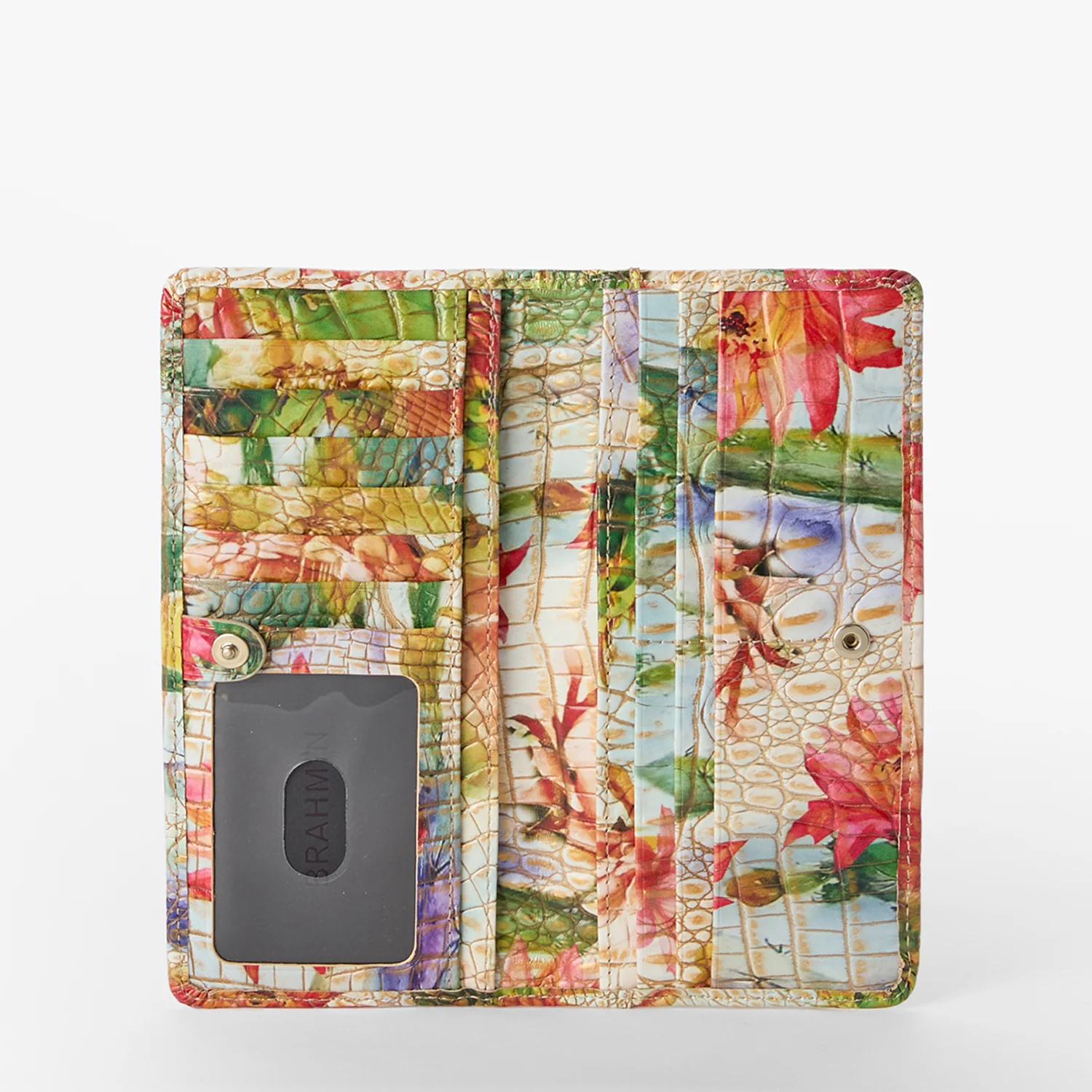 Brahmin Melbourne Collection Ady Wallet, Succulent Bloom
