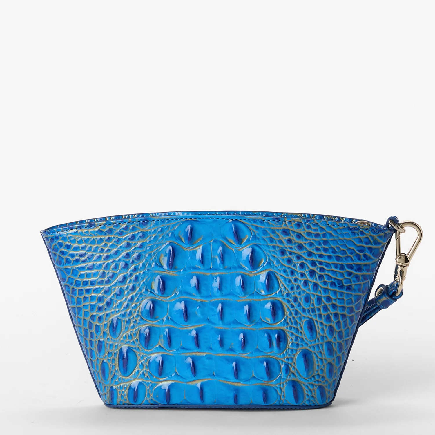 Brahmin Melbourne Collection Ariana Wristlet, Electric Indigo Ombre