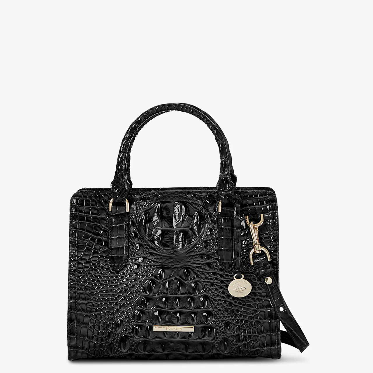 Brahmin Melbourne Collection Cami Satchel, Black