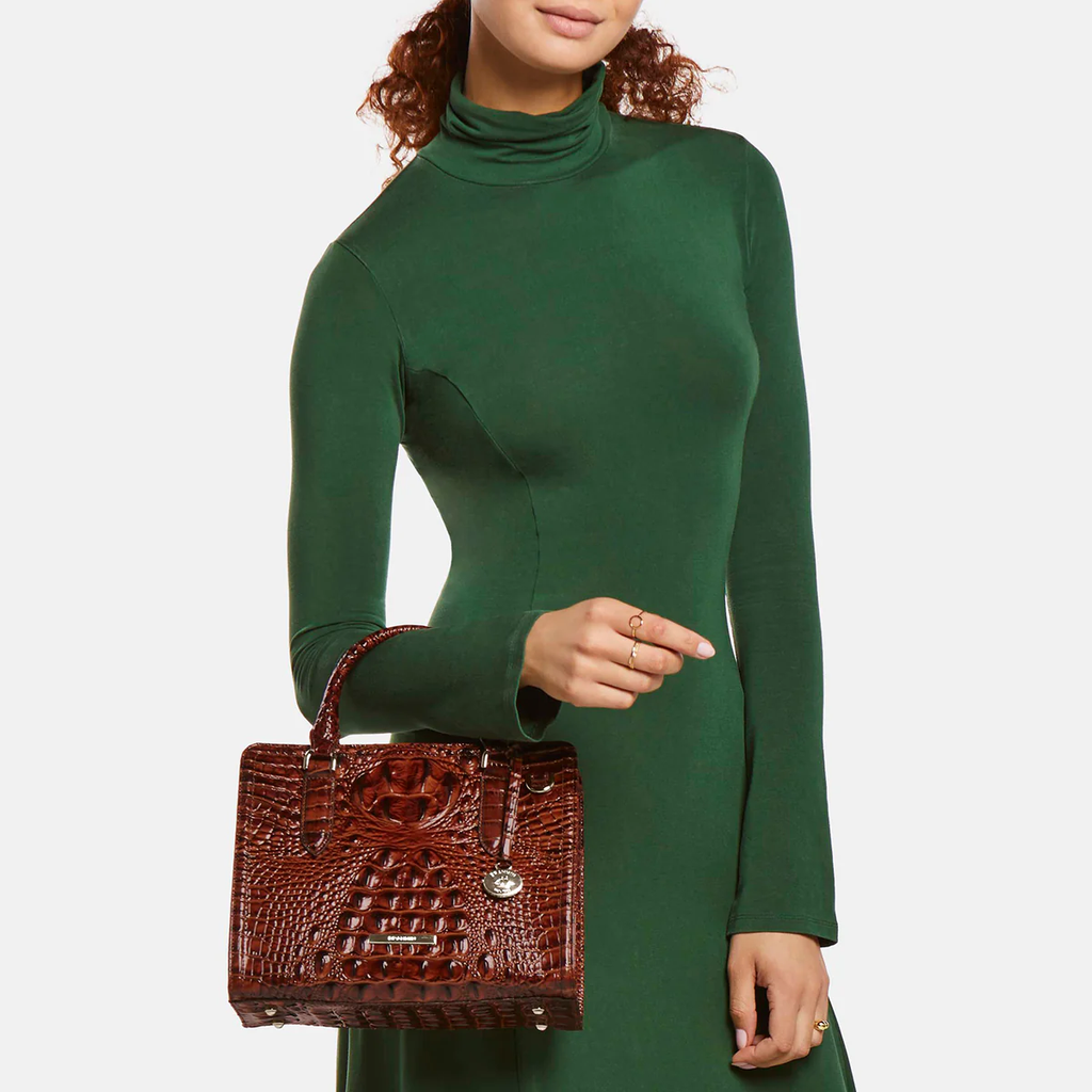 Brahmin Melbourne Collection Cami Satchel, Candy Pink