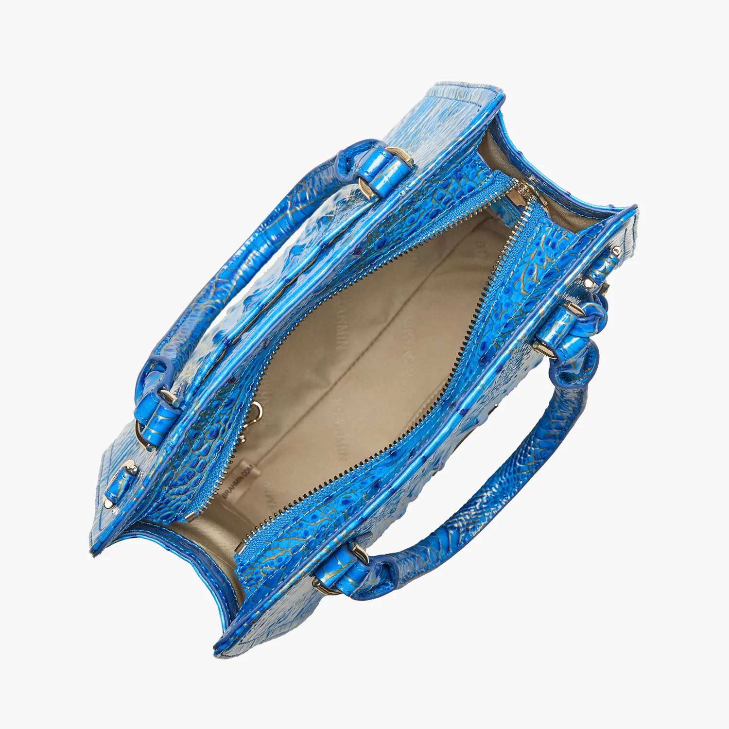 Brahmin Melbourne Collection Cami Satchel, Electric Indigo Ombre