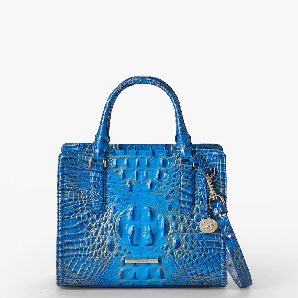 Brahmin Melbourne Collection Cami Satchel, Electric Indigo Ombre