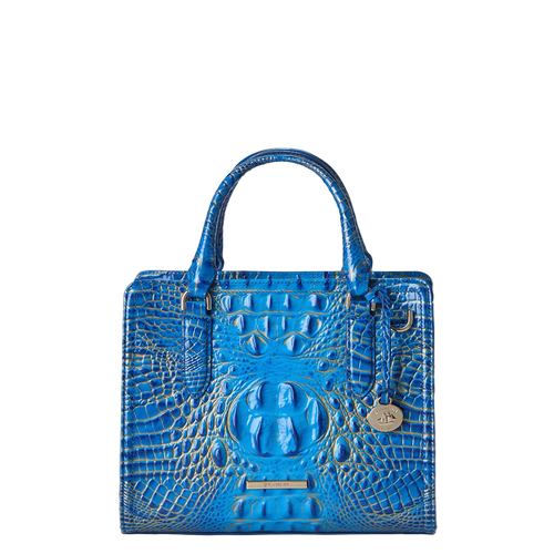 Brahmin Melbourne Collection Cami Satchel, Electric Indigo Ombre