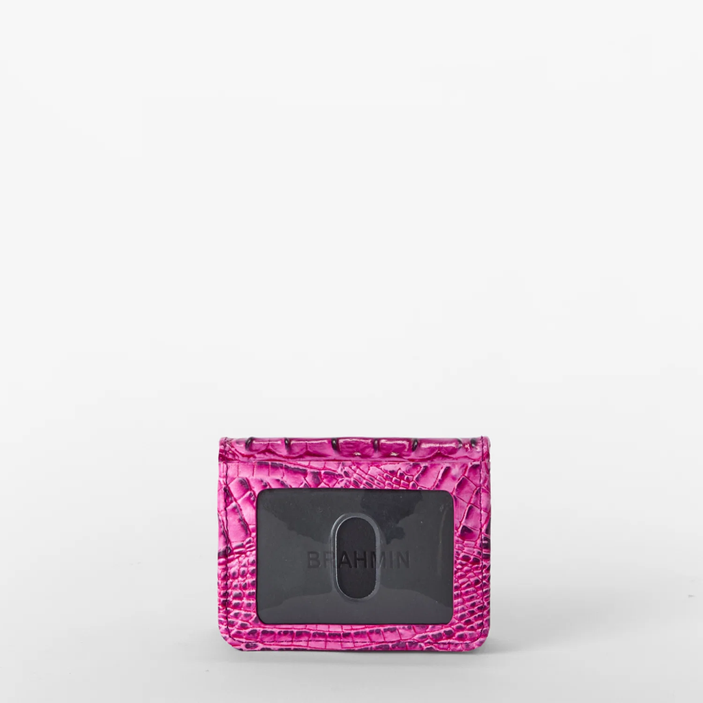 Brahmin Melbourne Collection Clementine Wallet, Electric Fuchsia