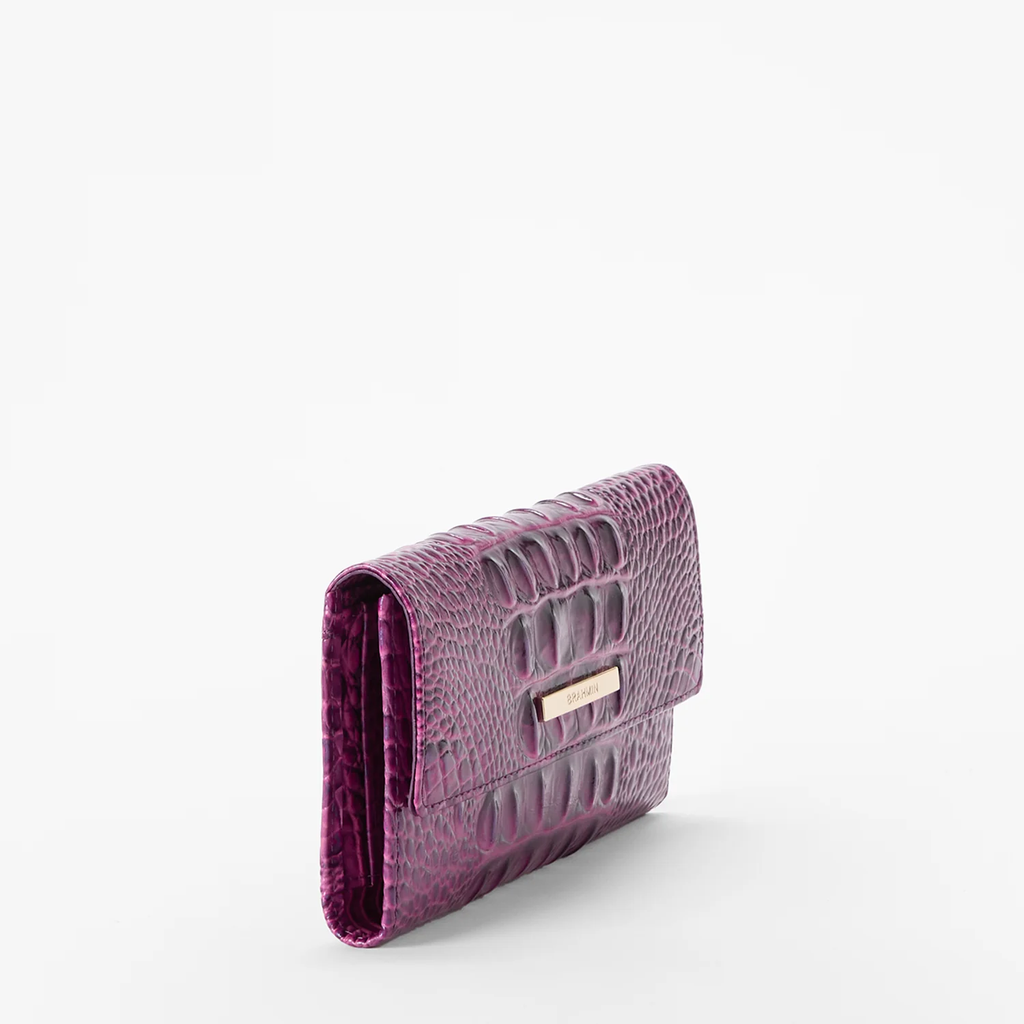 Brahmin Melbourne Collection Cordelia Wallet, Dewberry