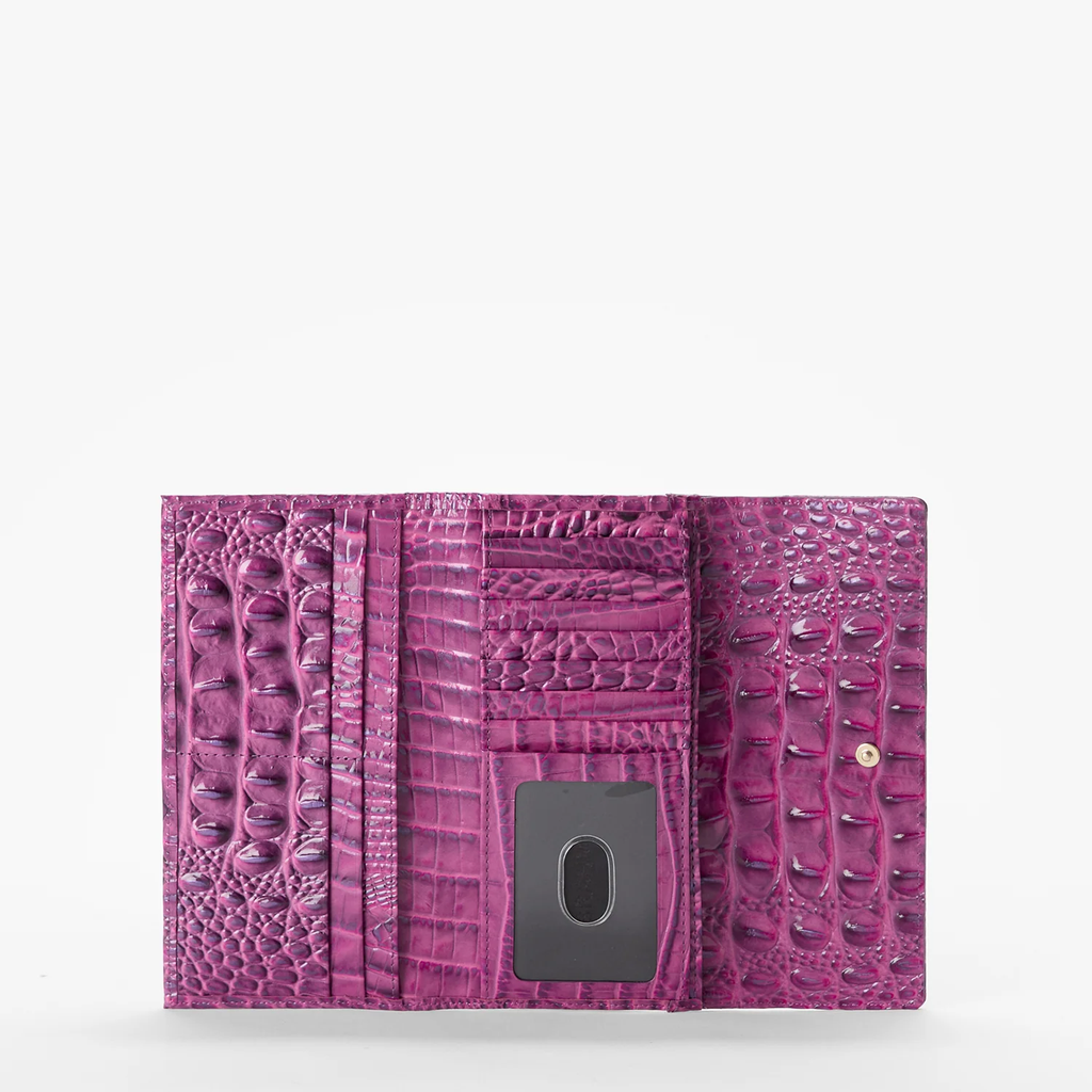 Brahmin Melbourne Collection Cordelia Wallet, Dewberry