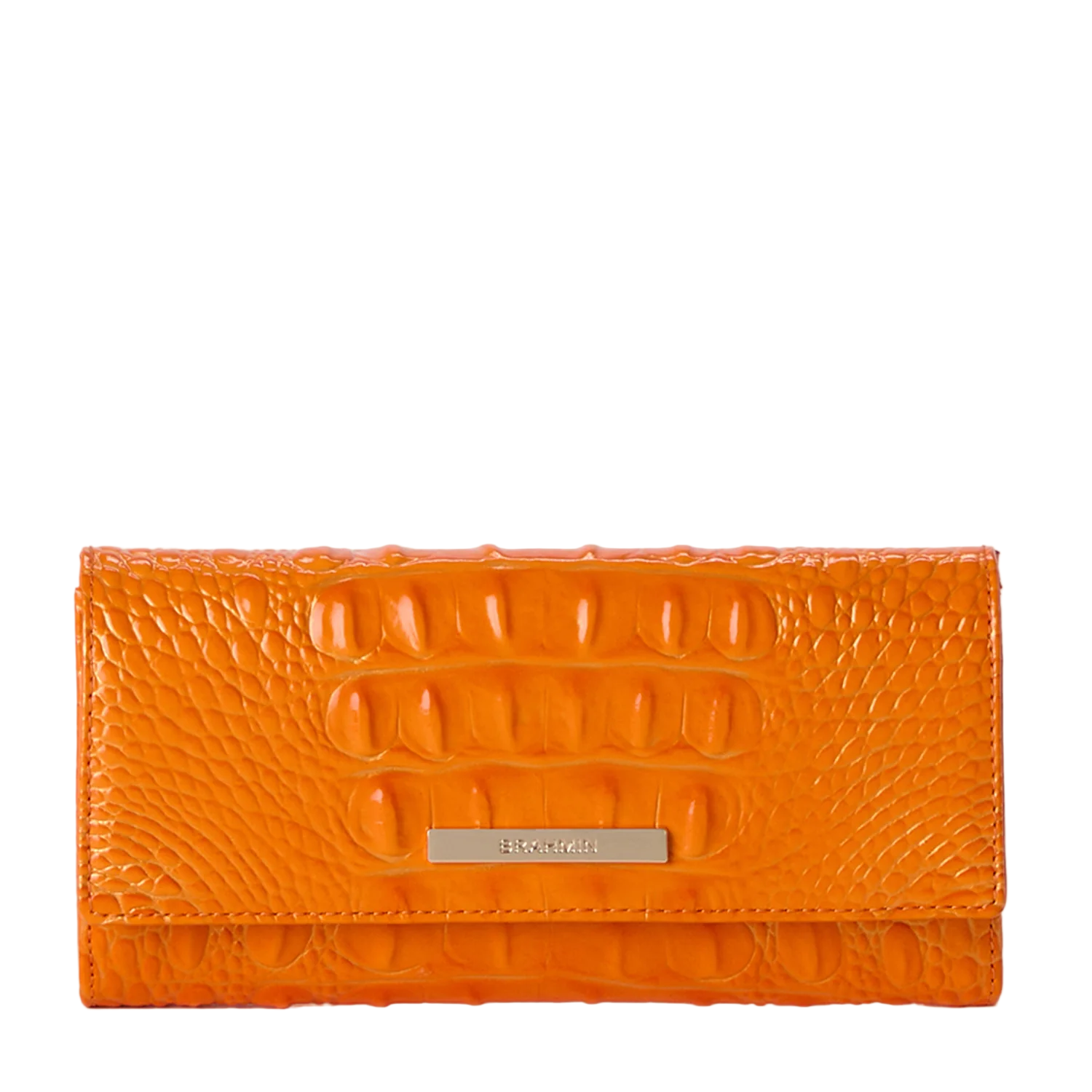 Brahmin Melbourne Collection Cordelia Wallet, Mango Orange