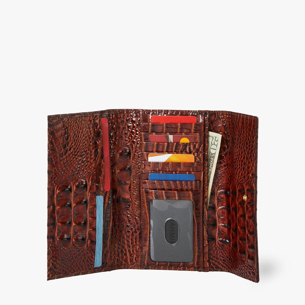 Brahmin Melbourne Collection Cordelia Wallet, Sriracha
