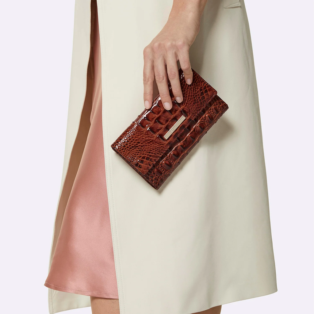 Brahmin Melbourne Collection Cordelia Wallet, Timeless Taupe