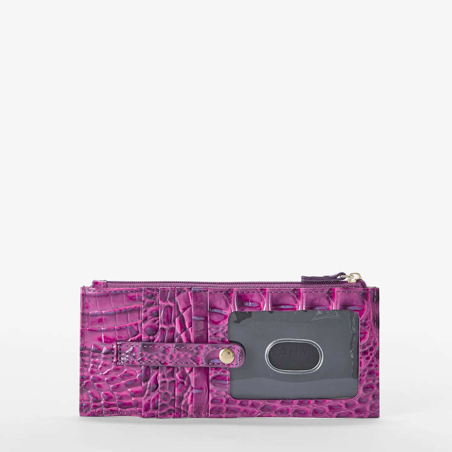 Brahmin Melbourne Collection Credit Card Wallet, Dewberry