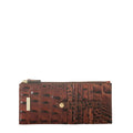 Brahmin Melbourne Collection Credit Card Wallet, Pecan