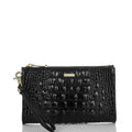 Brahmin Melbourne Collection Daisy Wristlet, Black