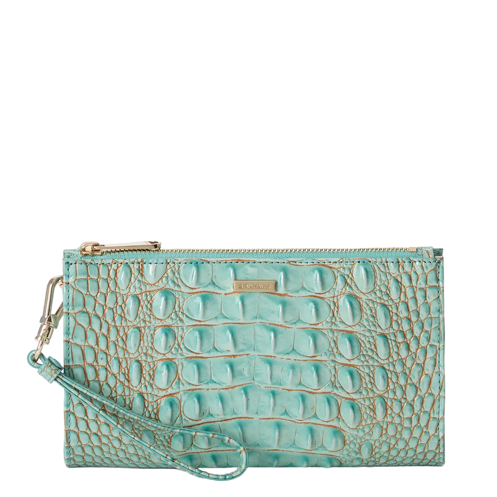 Brahmin Melbourne Collection Daisy Wristlet, Waterfall