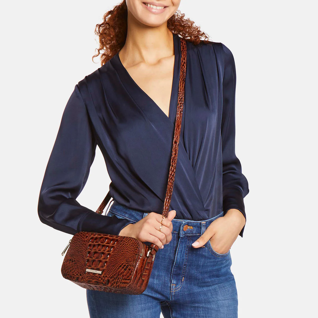 Brahmin Melbourne Collection Danica Crossbody, Waterfall