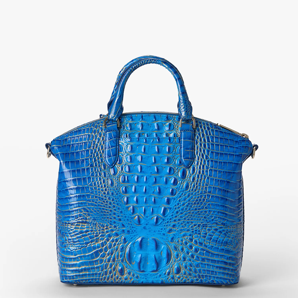 Brahmin Melbourne Collection Duxbury Satchel, Electric Indigo Ombre