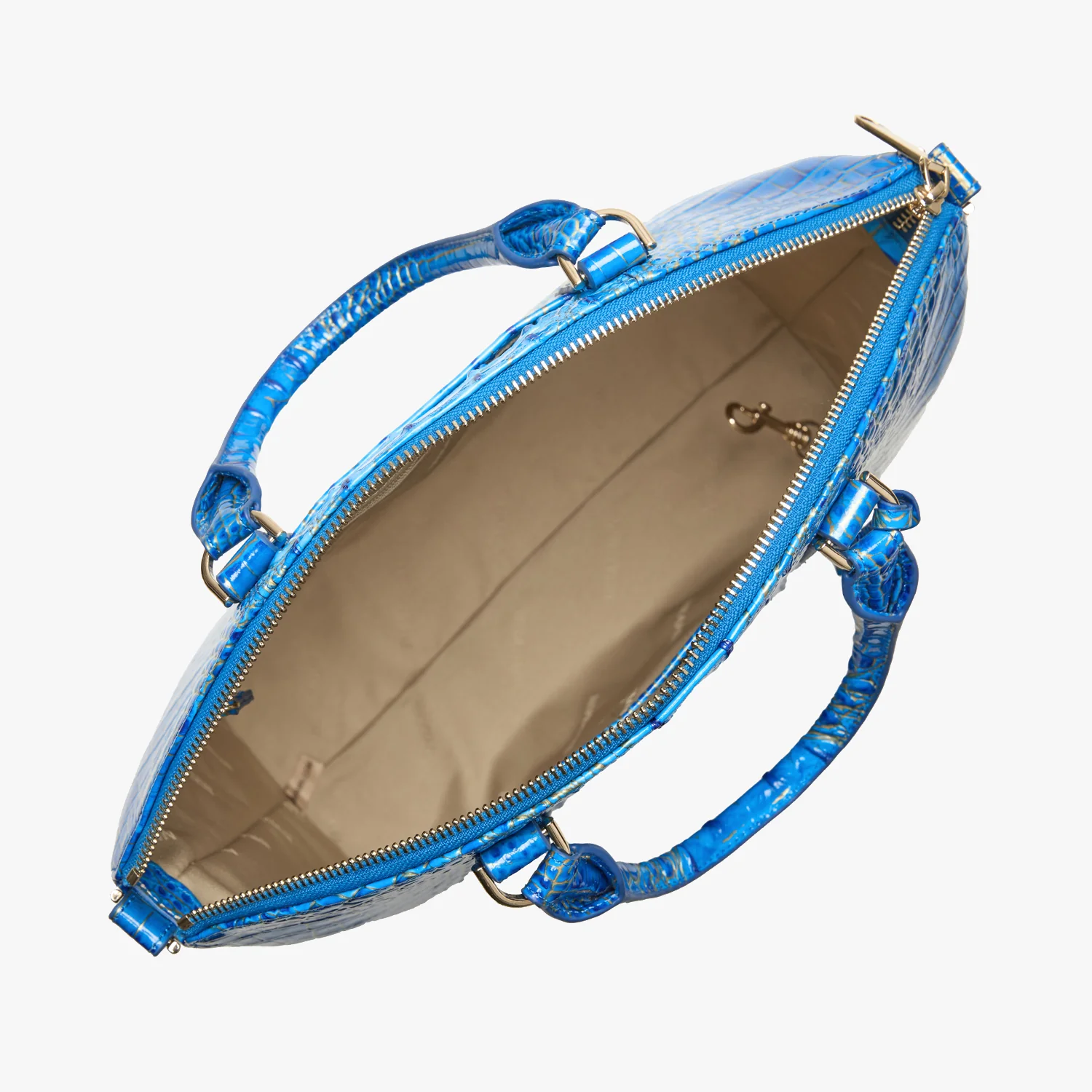 Brahmin Melbourne Collection Duxbury Satchel, Electric Indigo Ombre