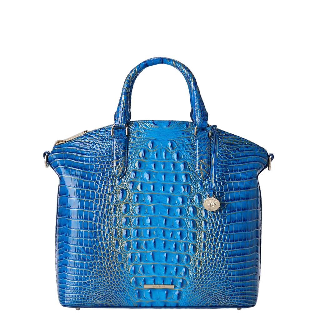 Brahmin Melbourne Collection Duxbury Satchel, Electric Indigo Ombre