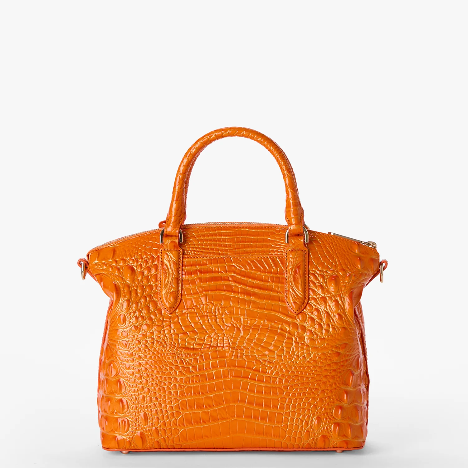 Brahmin Melbourne Collection Duxbury Satchel, Mango Orange