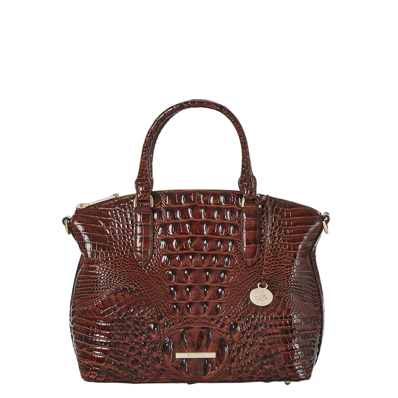 Brahmin Melbourne Collection Duxbury Satchel, Pecan