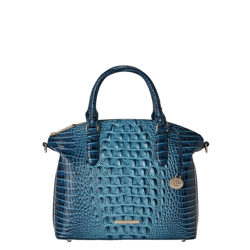 Brahmin Melbourne Collection Duxbury Satchel, Retro Blue