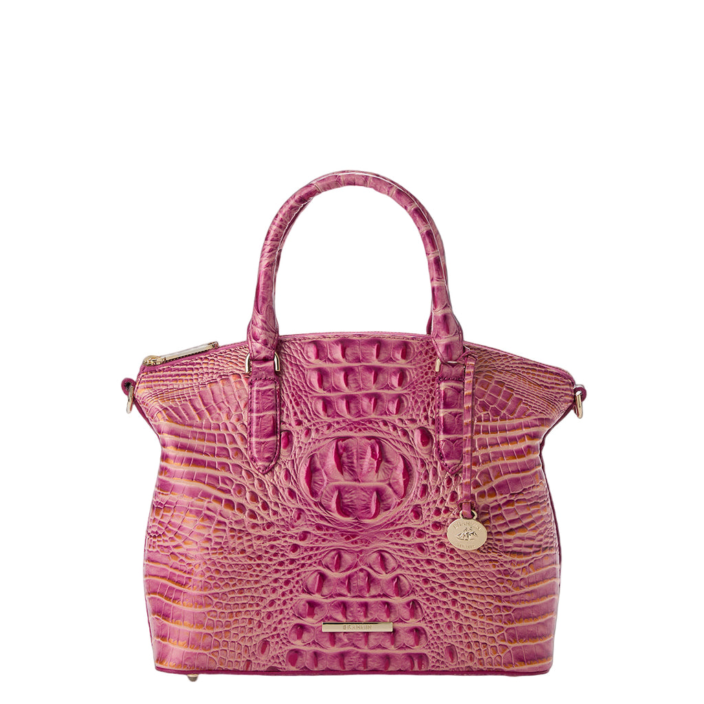 Brahmin Melbourne Collection Duxbury Satchel, Rouge Blush