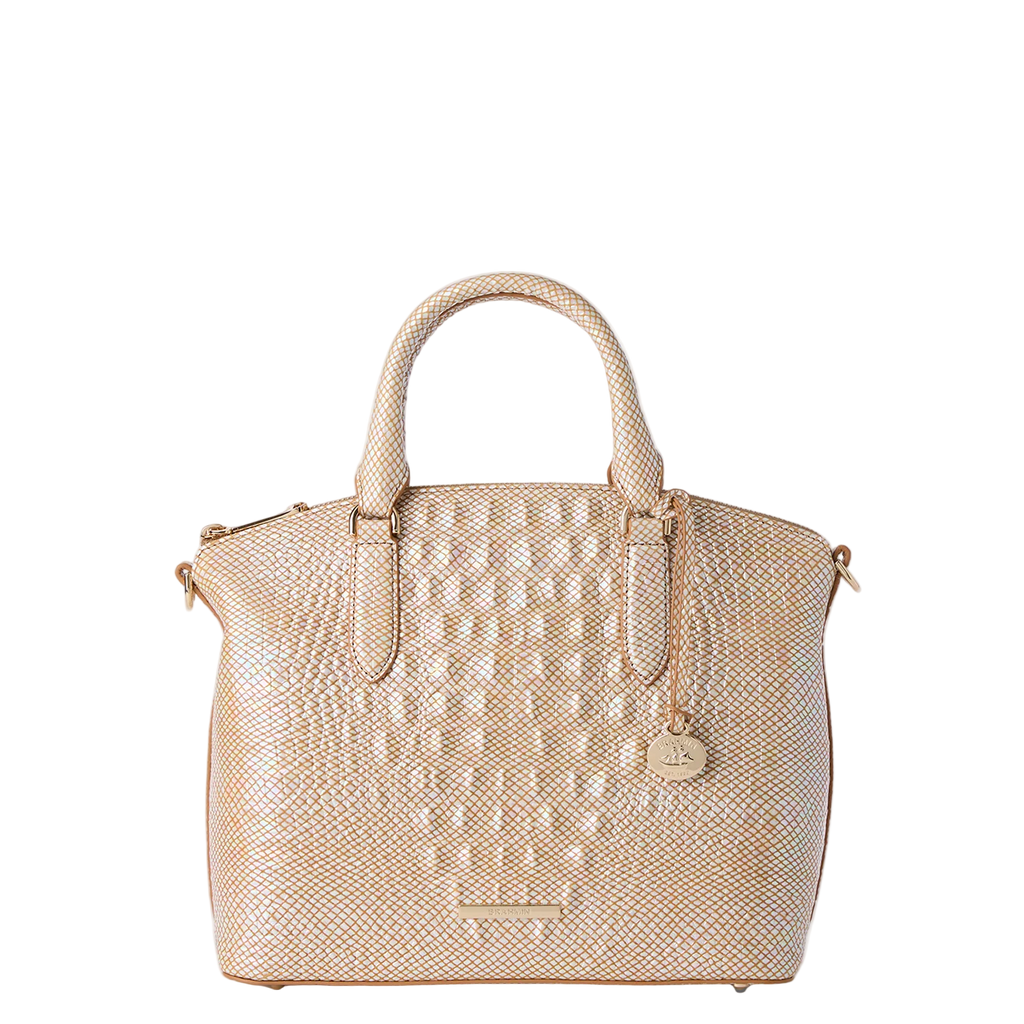 Brahmin Melbourne Collection Duxbury Satchel, Tiramisu