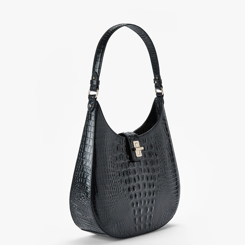 Brahmin Melbourne Collection Fallon Shoulder Bag, Black
