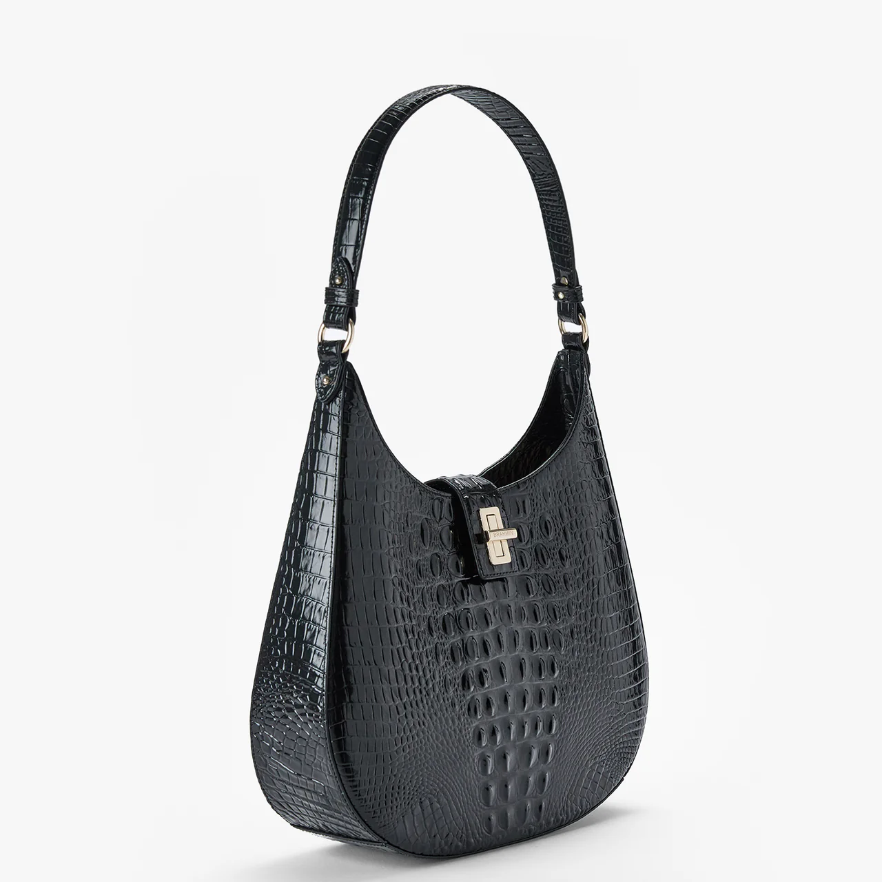 Brahmin Melbourne Collection Fallon Shoulder Bag, Black