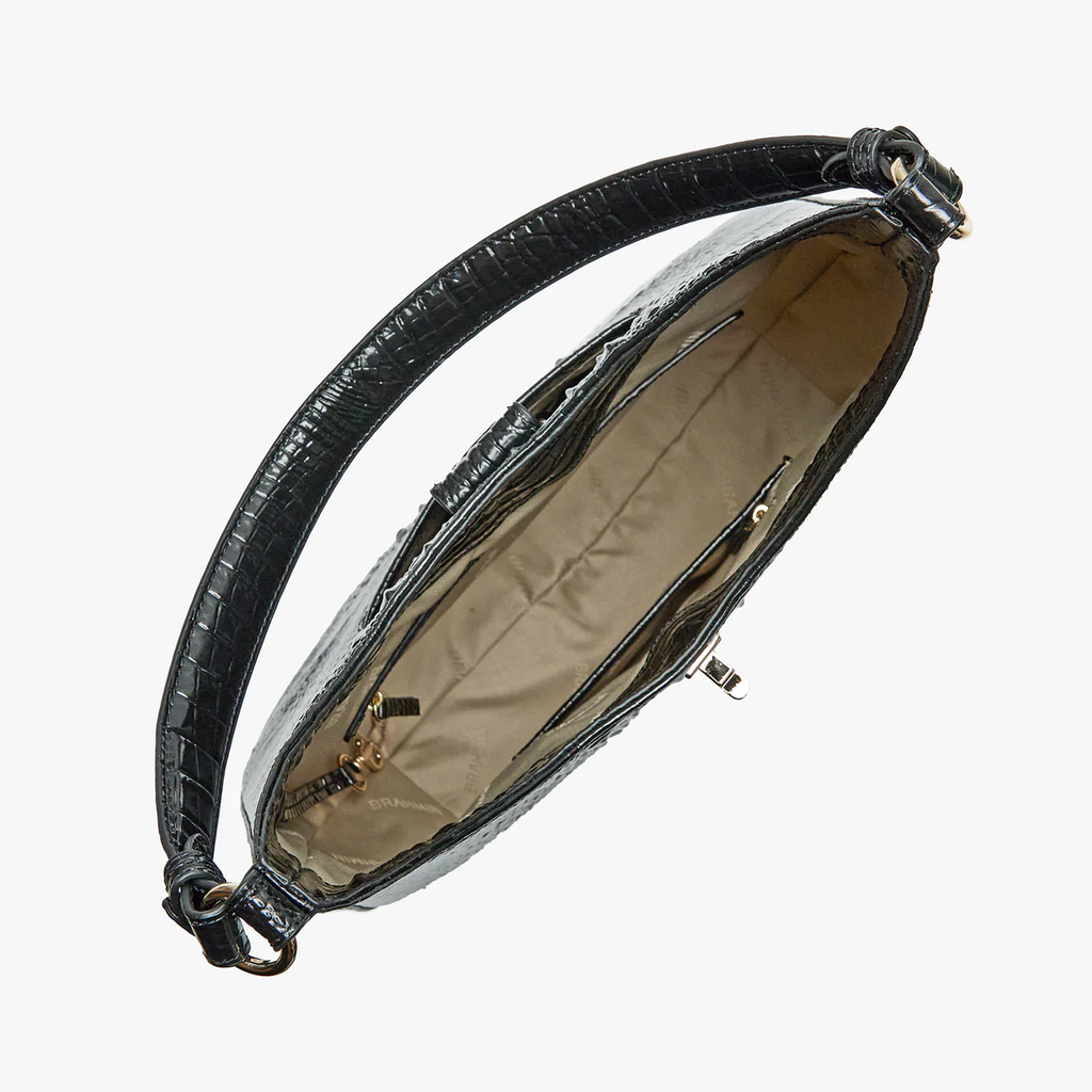 Brahmin Melbourne Collection Fallon Shoulder Bag, Black