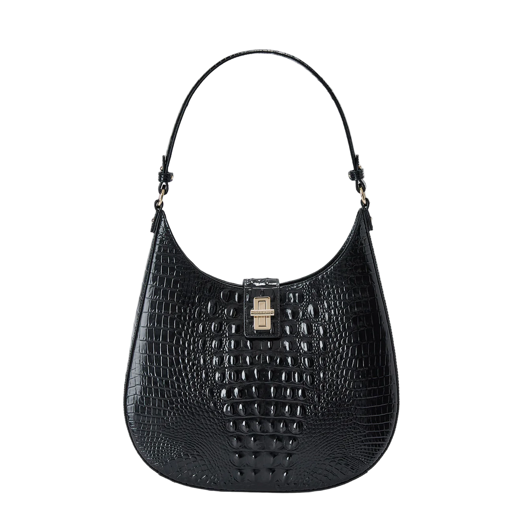 Brahmin Melbourne Collection Fallon Shoulder Bag, Black