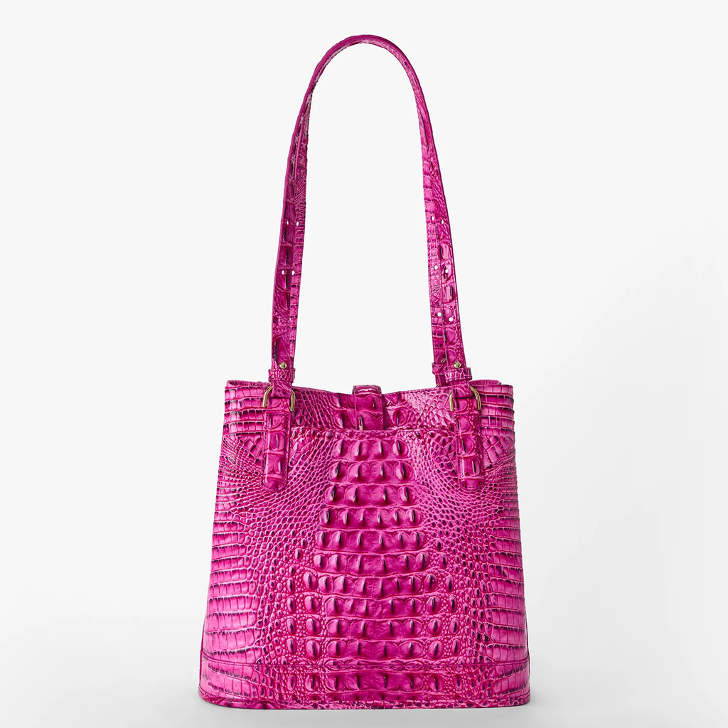 Brahmin Melbourne Collection Fiora Shoulder Bag, Electric Fuchsia