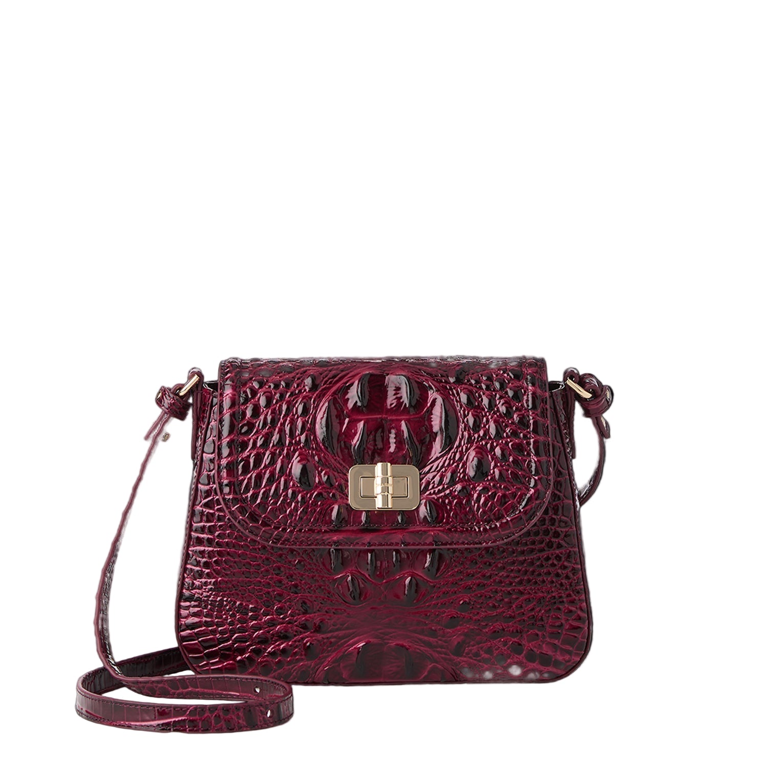 Brahmin Melbourne Collection Gianna Crossbody, Cherry Lacquer