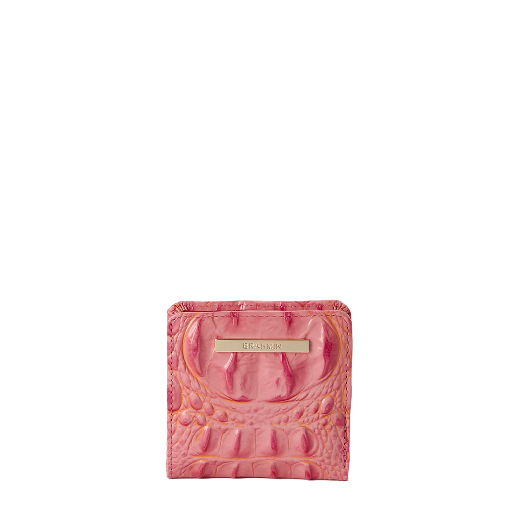 Brahmin Melbourne Collection Jane Wallet, Coral Snapdragon