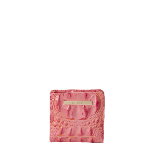 Brahmin Melbourne Collection Jane Wallet, Coral Snapdragon