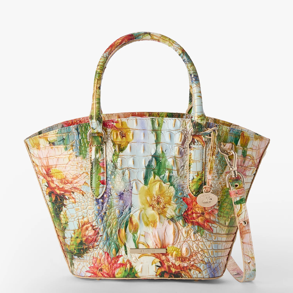 Brahmin Melbourne Collection Jenny Satchel, Succulent Bloom