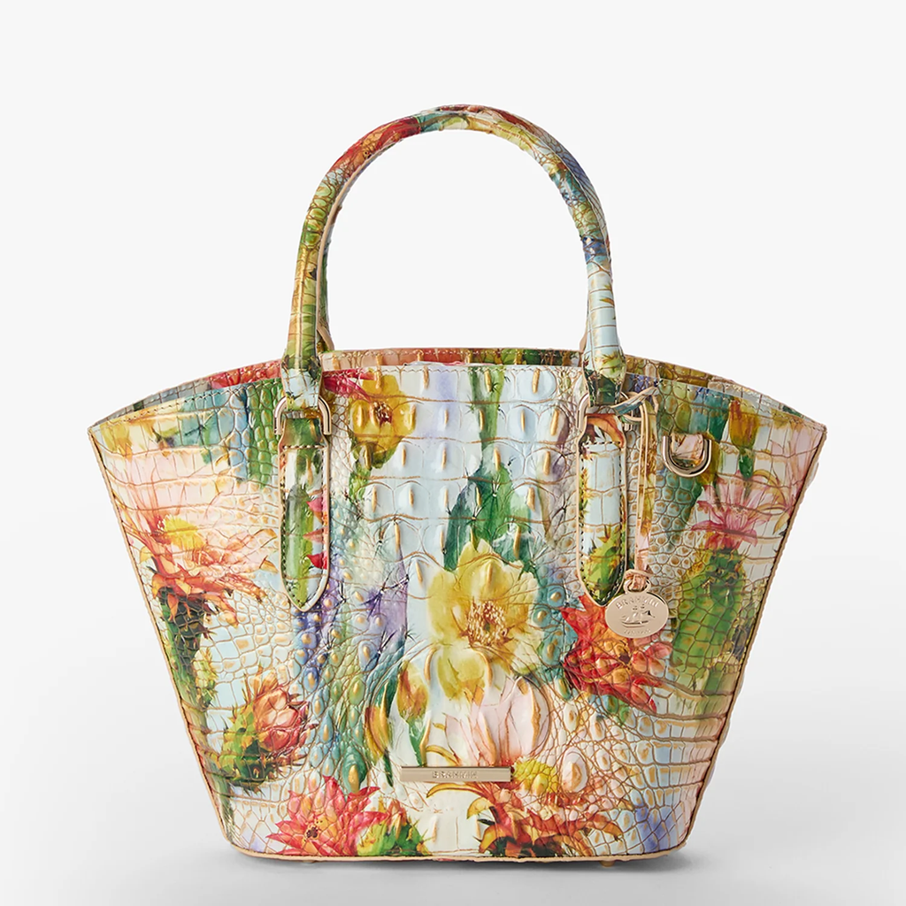 Brahmin Melbourne Collection Jenny Satchel, Succulent Bloom