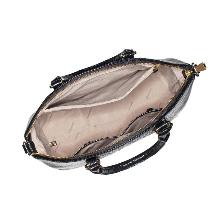 Brahmin Melbourne Collection Large Duxbury Satchel, Black