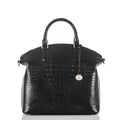 Brahmin Melbourne Collection Large Duxbury Satchel, Black